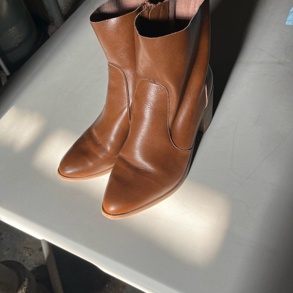 A New Day Brown Heeled Boots